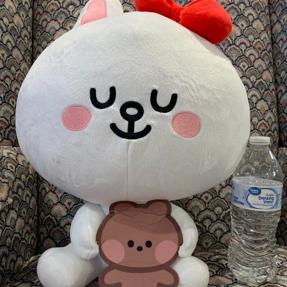 Line Friends Cony White Rabbit 14.5 inches - Picture 1 of 1